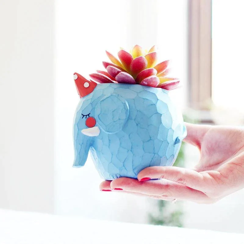 Cute Animal Flower Pots for Succulents: Charming Home Décor Delights -