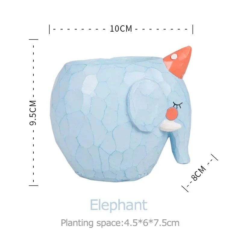 Cute Animal Flower Pots for Succulents: Charming Home Décor Delights -