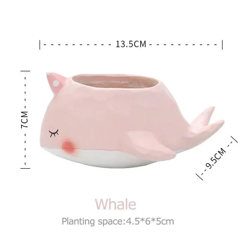 Cute Animal Flower Pots for Succulents: Charming Home Décor Delights -