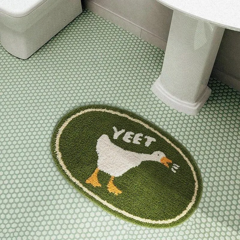 Cute Animal Hand-Crafted Bath Mat -