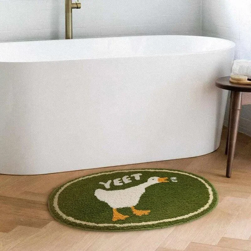 Cute Animal Hand-Crafted Bath Mat -