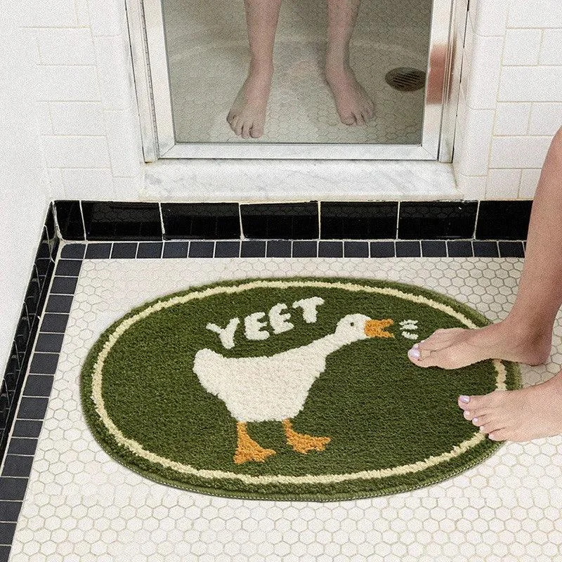 Cute Animal Hand-Crafted Bath Mat -