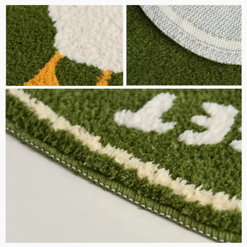 Cute Animal Hand Crafted Bath Mat