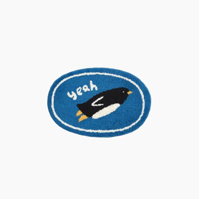 Cute Animal Hand Crafted Bath Mat