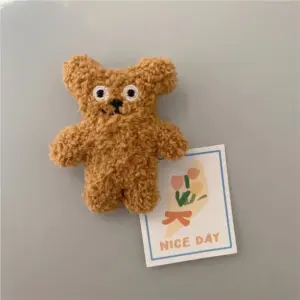 Cute Bear 3D Stereo Refrigerator Sticker