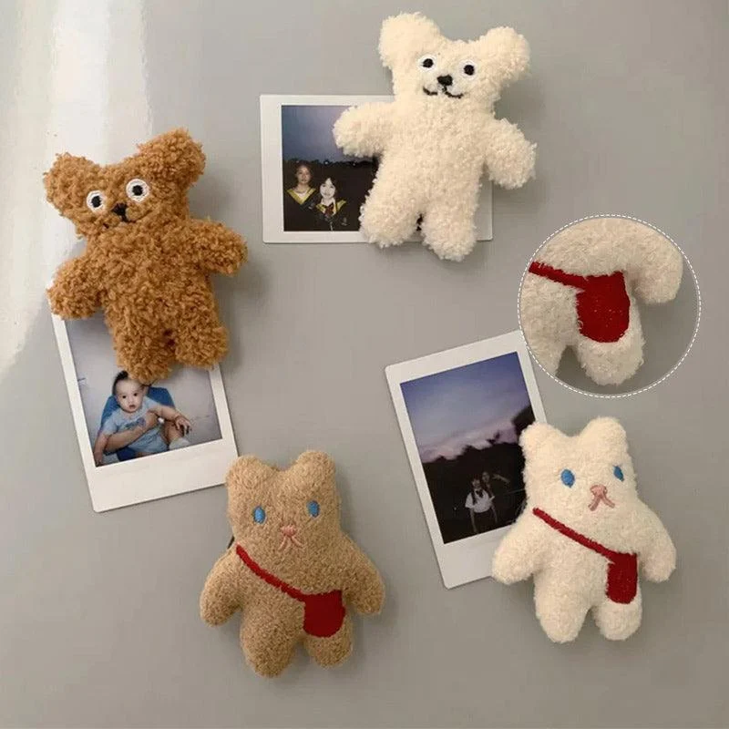 Cute Bear 3D Stereo Refrigerator Sticker -  - #tag1#
