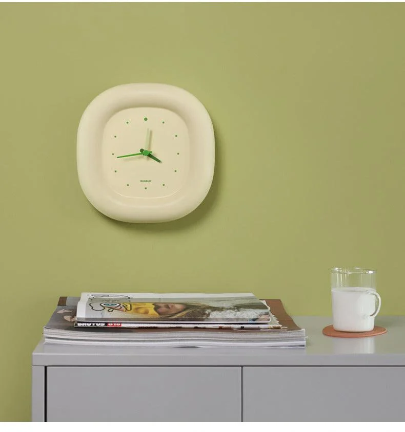 Cute Bubble Table and Wall Clock for Kids Room 7 inches -