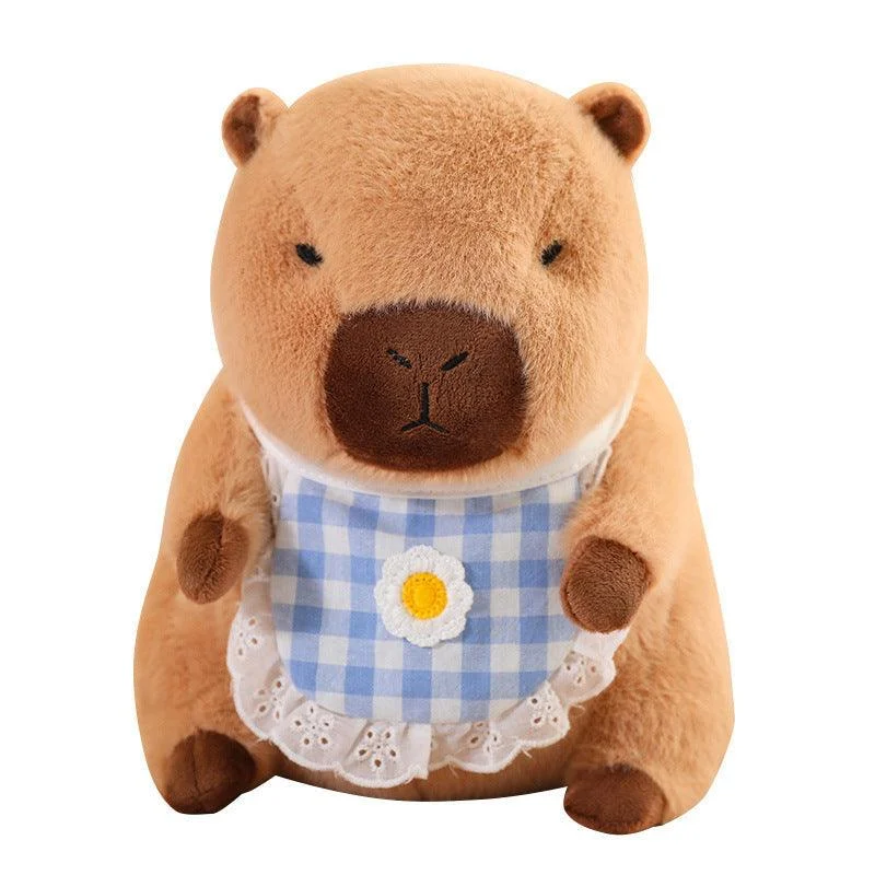 Cute Capybara in Bib Doll Plush Toy -  - #tag1#
