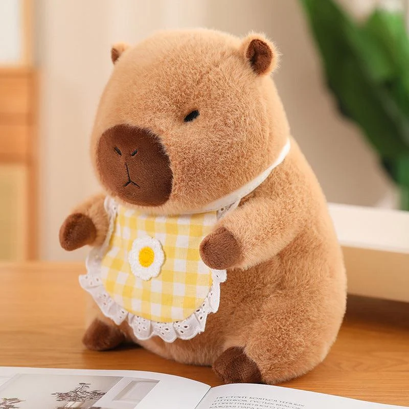 Cute Capybara in Bib Doll Plush Toy -  - #tag1#