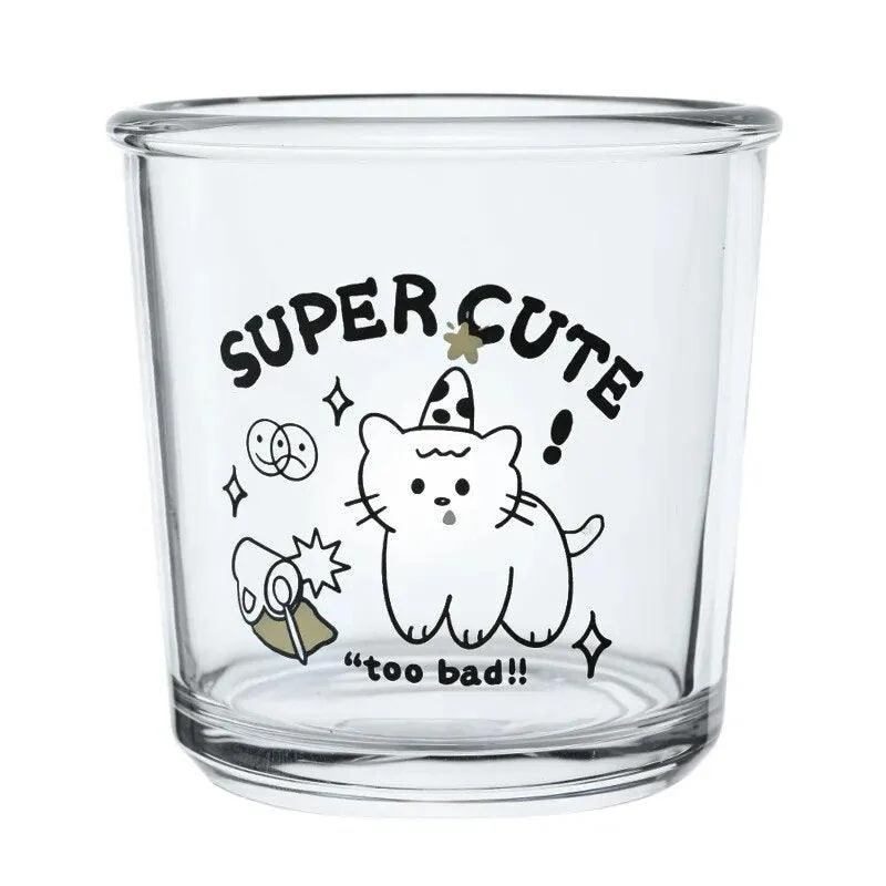 Cute Cartoon Animal Glass Cup -  - #tag1#