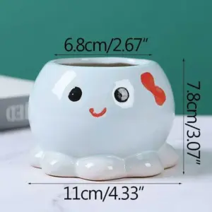 Cute Cartoon Octopus Planter Pot - 