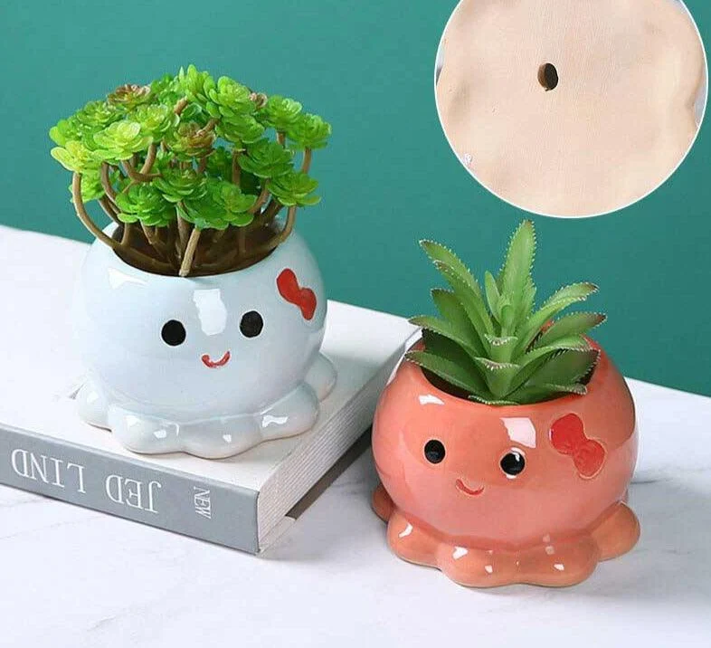 Cute Cartoon Octopus Planter Pot -