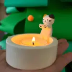 Cute Cat Candle Holder tag1