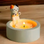 Cute Cat Candle Holder tag1