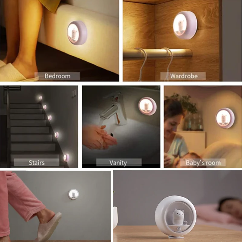 Cute Cat Night Light -  - #tag1#