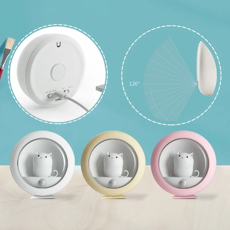 Cute Cat Night Light -  - #tag1#