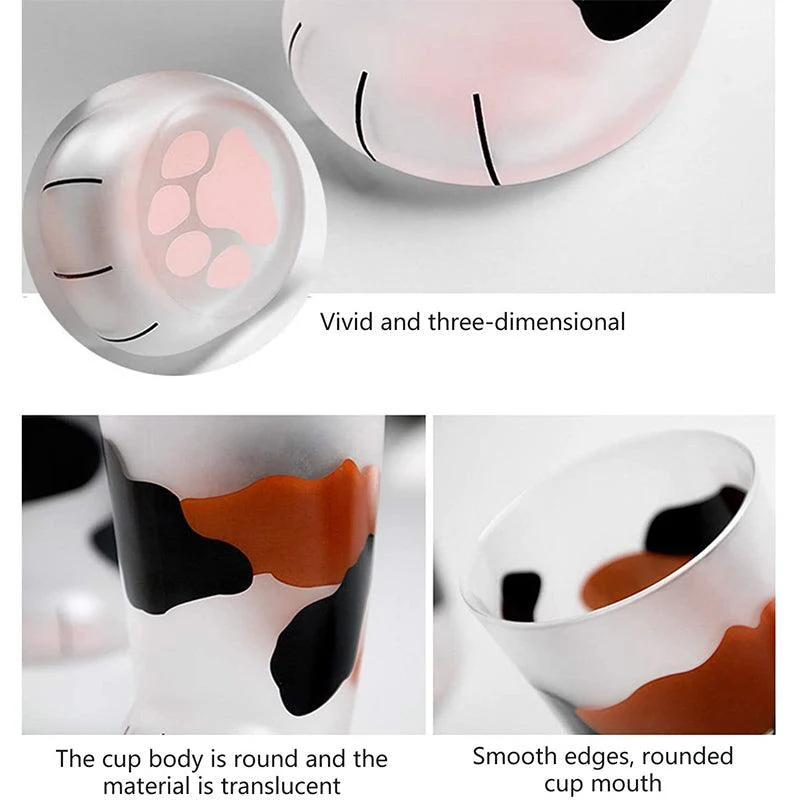 Cute Cat Paw Glass Cup -  - #tag1#