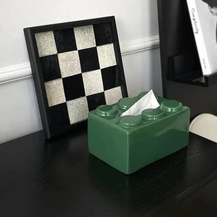 Cute Ceramic Building Blocks Tissue Box -  - #tag1#