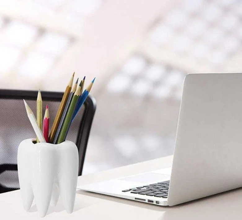 Cute Ceramic Dental Tooth Planter Pot -