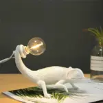 Cute Chameleon Wall Lamp Dorm Room Night Light Decor
