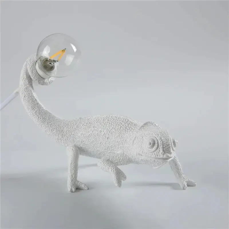 Cute Chameleon Wall Lamp Dorm Room Night Light Decor