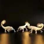 Cute Chameleon Wall Lamp Dorm Room Night Light Decor