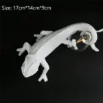 Cute Chameleon Wall Lamp Dorm Room Night Light Decor