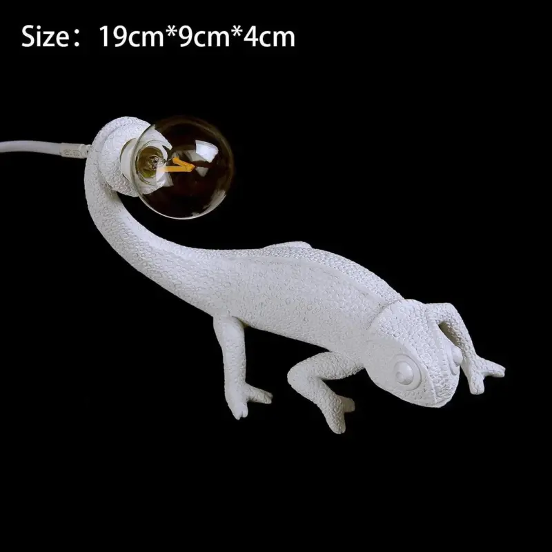 Cute Chameleon Wall Lamp Dorm Room Night Light Decor