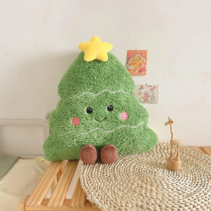 Cute Christmas Tree Doll Plush Toy Cushion -  - #tag1#