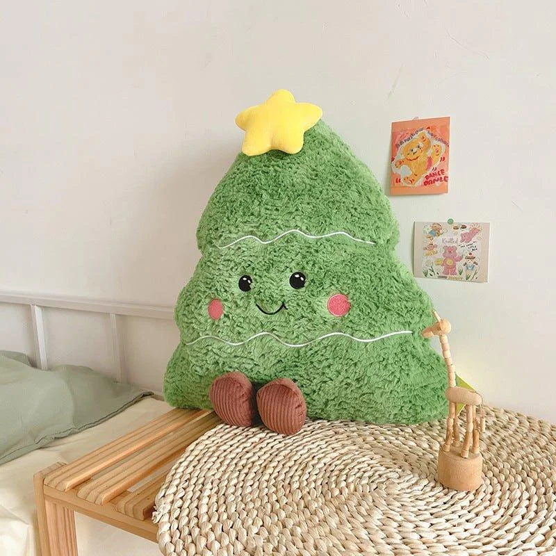 Cute Christmas Tree Doll Plush Toy Cushion -  - #tag1#
