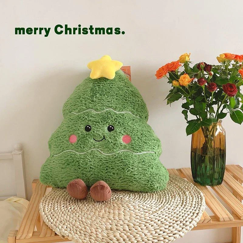 Cute Christmas Tree Doll Plush Toy Cushion -  - #tag1#