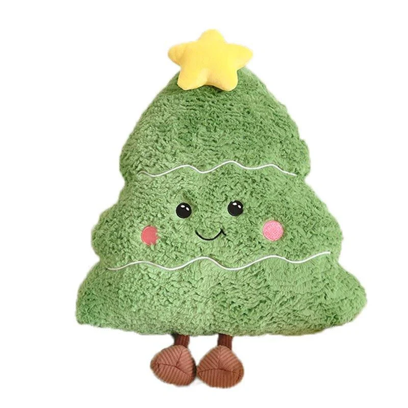 Cute Christmas Tree Doll Plush Toy Cushion -  - #tag1#