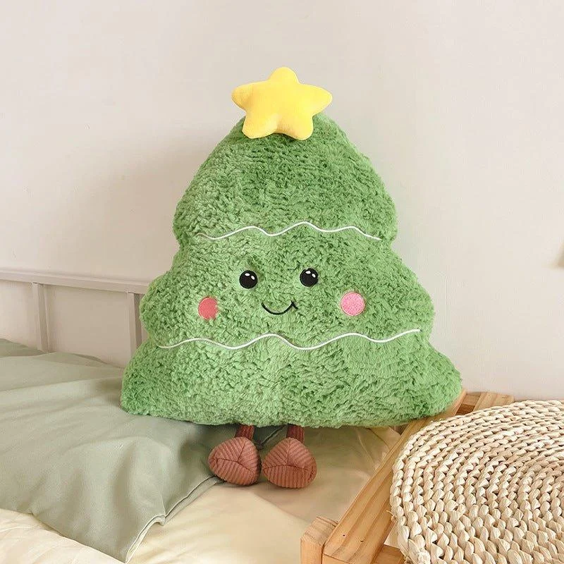 Cute Christmas Tree Doll Plush Toy Cushion -  - #tag1#