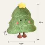 Cute Christmas Tree Doll Plush Toy Cushion tag1