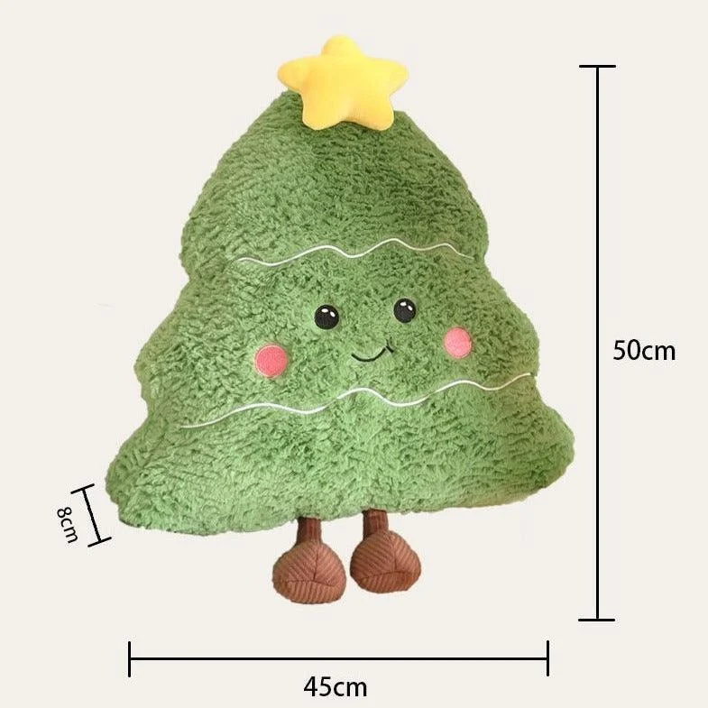 Cute Christmas Tree Doll Plush Toy Cushion -  - #tag1#