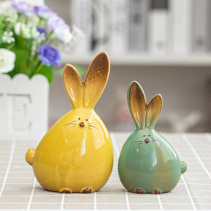 Cute Chubby Ceramic Bunny -  - #tag1#