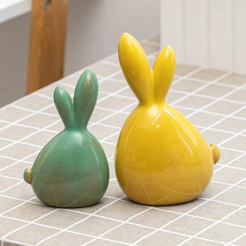 Cute Chubby Ceramic Bunny -  - #tag1#