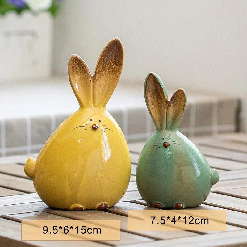 Cute Chubby Ceramic Bunny -  - #tag1#