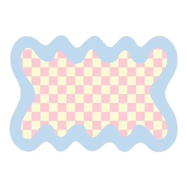 Cute Colorful Flower Thickened Decorative Rug Carpet Large Area Living Room -
