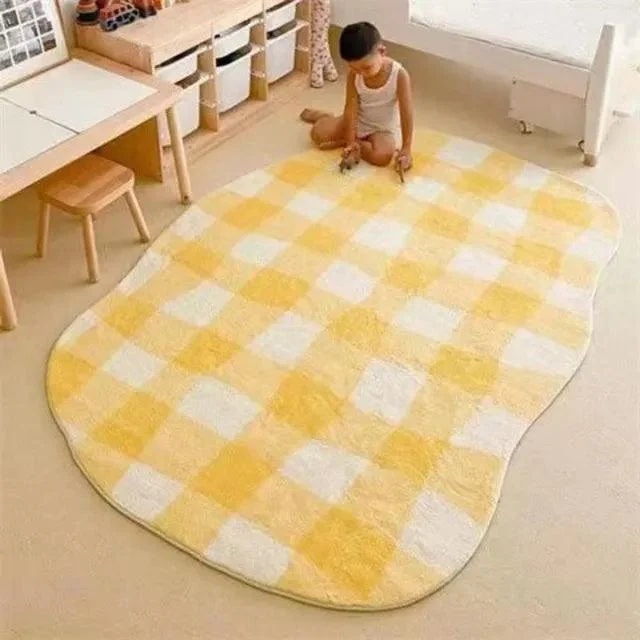 Cute Colorful Flower Thickened Decorative Rug Carpet Large Area Living Room -
