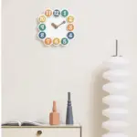 Cute Colorful Kids Bedroom Wall Clock