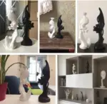 Cute Couple Figurines Set