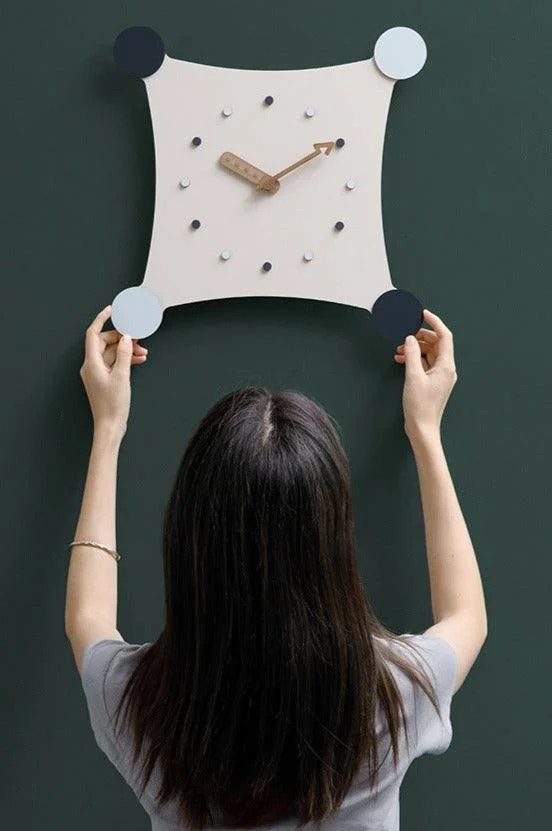 Cute Creative Silent Wall Decorative Clock for Kids Bedroom -