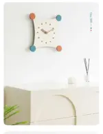 Cute Creative Silent Wall Decorative Clock for Kids Bedroom