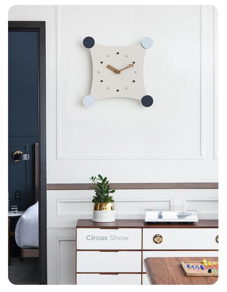 Cute Creative Silent Wall Decorative Clock for Kids Bedroom -