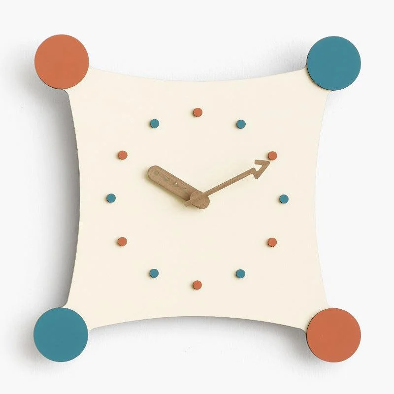 Cute Creative Silent Wall Decorative Clock for Kids Bedroom -