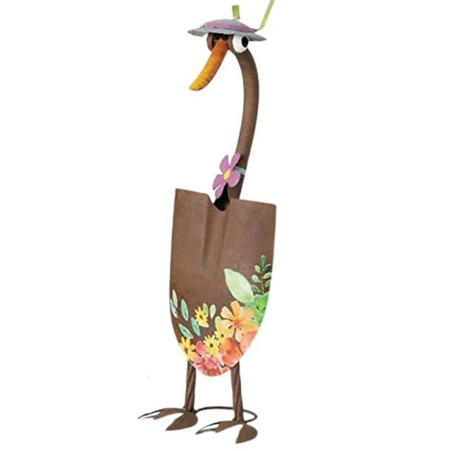 Cute Duck Garden Art Shovel Decoration -