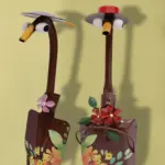 Cute Duck Garden Art Shovel Decoration