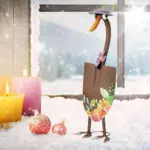 Cute Duck Garden Art Shovel Decoration
