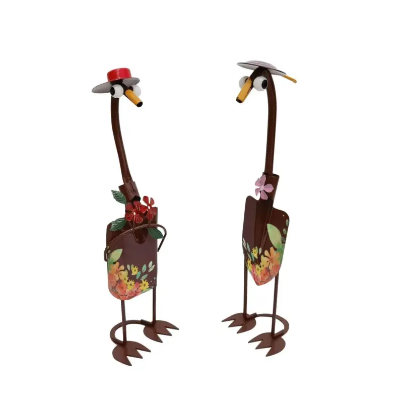 Cute Duck Garden Art Shovel Decoration
